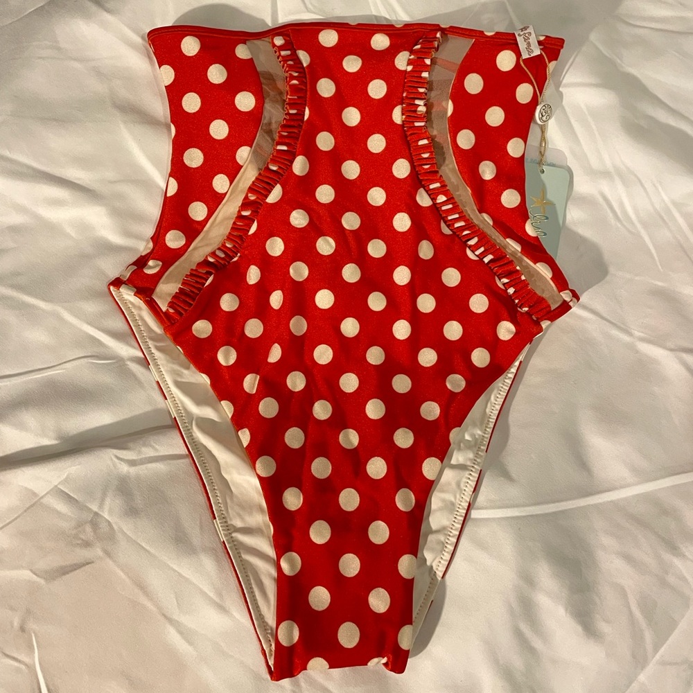 High waisted bikini bottoms